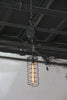 Black Pulley Pendant with Cage Shade
